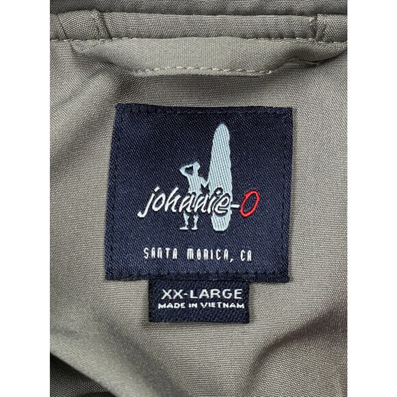 johnnie-O Men's Wes Full Zip Vest Malibu Red XXL Outdoors Gorpcore - Picture 8 of 13